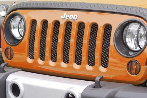 Rugged Ridge Black Mesh Grille Insert for 2007-2018 Wrangler JK
