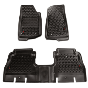 Rugged Ridge Floor Liner Kit Front & Rear for 2018-2025 Wrangler 4Dr JL
