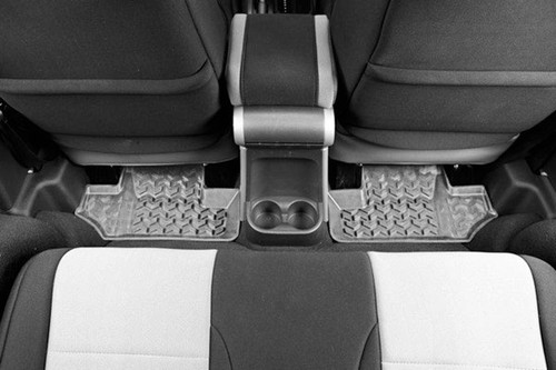 Rugged Ridge Rear Floor Liners for 2007-2018 Wrangler 2Dr JK - Image 2