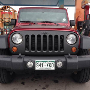 Mopar Satin Black Grill for 2007-2018 Wrangler JK