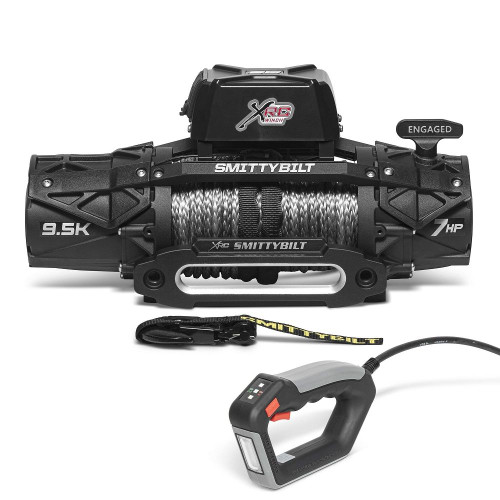 Smittybilt XRC Gen3 9500lbs Winch Competition style with Synthetic Rope and Hawse Fairlead