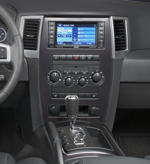 Mopar SRT8 MyGIG Trim: Dash Bezel & Shifter Bezel for 2008-2010 Grand Cherokee WK