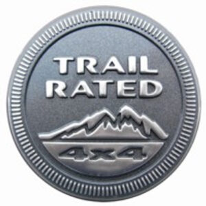Mopar Trail Rated Badge Decal for multiple Jeeps
