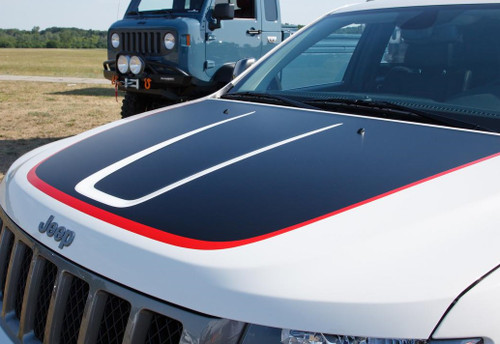 Trailhawk Hood Decal Kit for 2011-2022 Grand Cherokee WK2