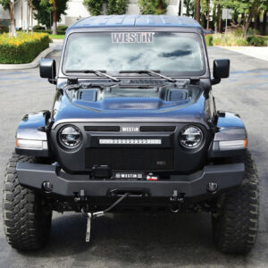 Westin Automotive WJ2 Full Width Front Bumper for 2007-2018 Wrangler JK, 2018-2025 Wrangler JL and 2020-2025 Gladiator JT
