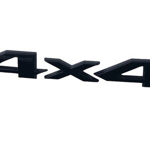 Gloss Black 4x4 Badge for the 2021-2025 Grand Cherokee L & 2022-2025 Grand Cherokee WL