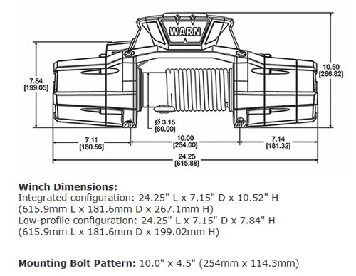 Warn 92810 Zeon 10 Platinum 10,000lb. Ultimate Performance Winch - Image 4