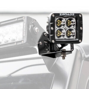 Zroadz Front Roof Side 2 3" LED Pod Lights Bracket for 2018-2025 Wrangler JL and 2020-2025 Gladiator JT